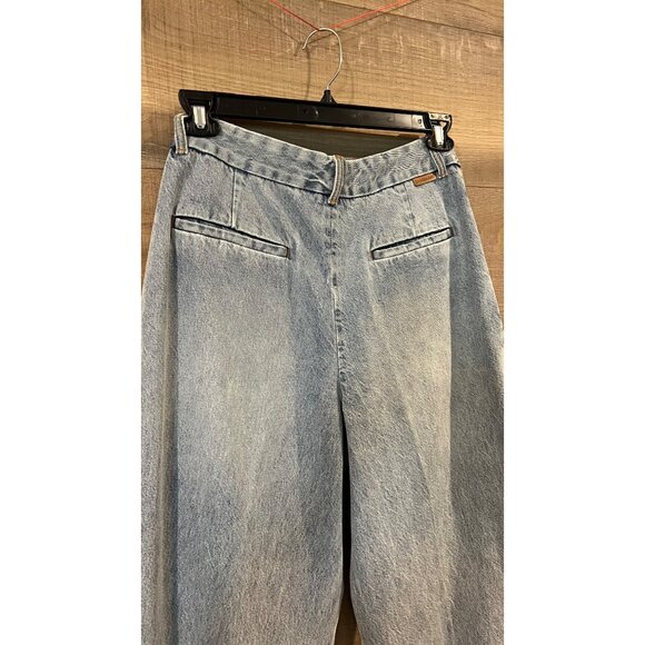 Zimmermann Wide Leg blue Jeans size 2/ US 8 - Picture 9 of 16